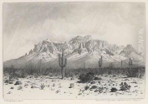 Superstition Mountain, Apache Trail, Arizona by George Elbert Burr