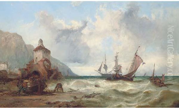 A Freshening Breeze Off The Normandy Coast - view 1