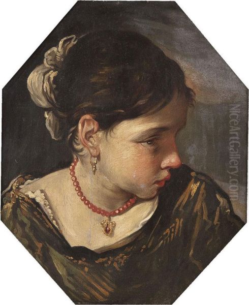 Brustbildnis Einer Jungen Frau - view 1