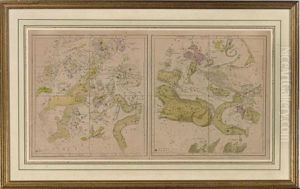 The Geography Of The Heavens: Five Plates by Elijah Hinsdale Burritt