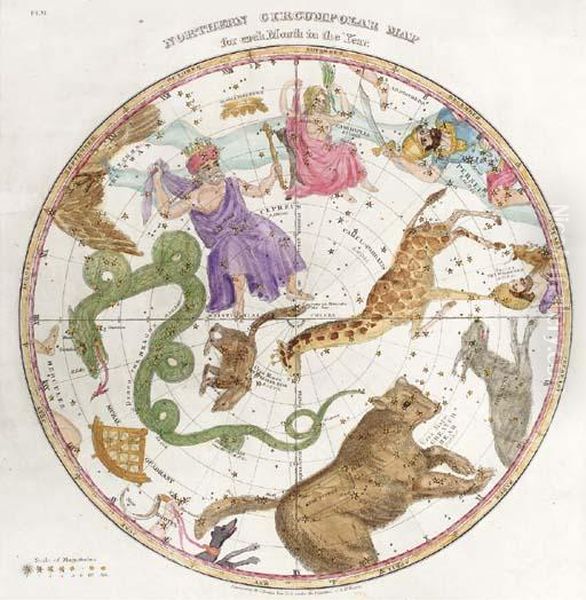 Atlas Designed To Illustrate The Geography Of The Heavens: Sixplates - view 1