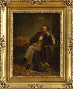 Portrait Of A Gentleman by Osbert Burrloomis