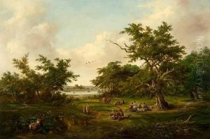 Picnic At Gainsborough Beside The Orwell