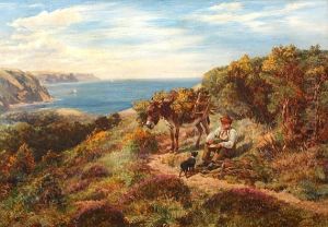 Gorse Cutting, Isle Of Wight by Charles Thomas Burt
