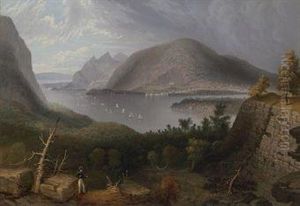 View Of Mount Taurus And Cold Spring From Fort Putnam by James Burt