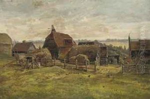 The Farmstead by Frederick William Burton