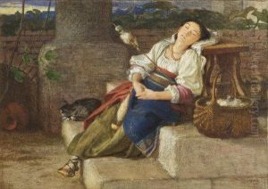 Weary by Frederick William Burton