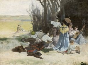 Dia de campo. by Rafael Romero Barros