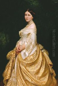 Portrait ofStephanie of Hohenzollern-Sigmaringen(1837-1859) by Karl Ferdinand Sohn