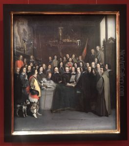 Allegory of Hugo Grotius and the Peace of Westphalia by Gerard Ter Borch