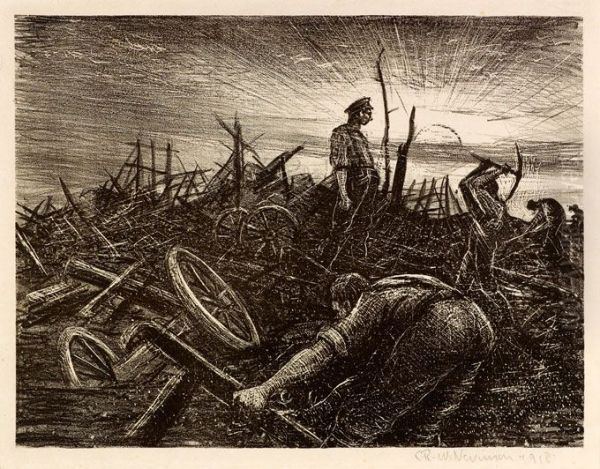 Labour Battalion Making A Road - view 1