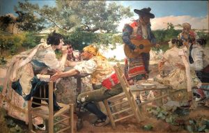 Valencian Scene by Joaquin Sorolla