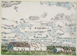 Aerodrome, Camblain l'Abbe by David Milne