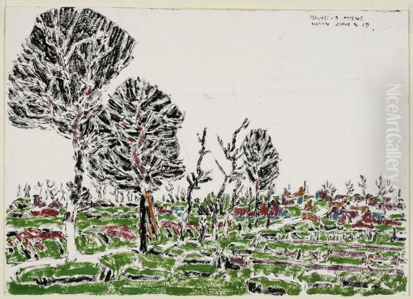 The Farbus-Vimy Road, looking towards Vimy - view 1
