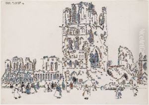 The Cloth Hall, Ypres by David Milne