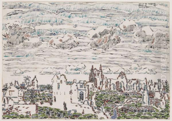 Ypres from the Ramparts, near the Lille Gate - view 1