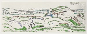 Bellevue Spur and Paschendaelefrom Gravenstafel by David Milne