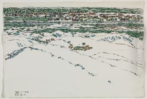 Loos from the Trenches on Hill 70 by David Milne