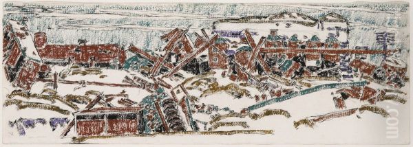 The Sugar Refinery at Courcelette I - view 1