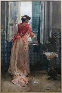 Clotilde at the Window by Joaquin Sorolla