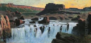 View of Shoshone Falls by Edward Espey