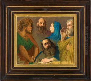 Etude pour "Jesus au milieu des docteurs"