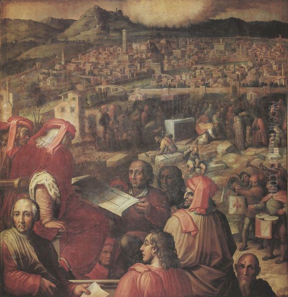 The enlargement of the city of Florence - view 1