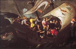Tempestade da viagem de S. Francisco Xavier do Japao para a India