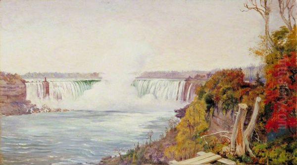 View of Both Falls of Niagara - view 1