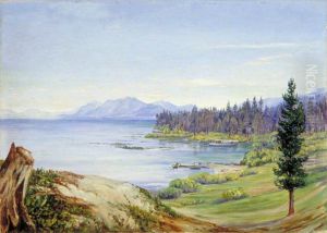 Another View of Lake Tahoe and Nevada Mountains, California