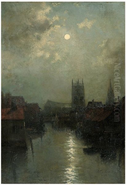 Fischen in Gent, der Abend - view 1