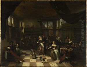 The Feast of St. Nicholas by Richard Brakenburgh