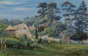 View of Alderley with Summerhouse on the Left View of Alderley with Summerhouse on the Left