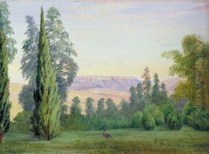 View of a Table Mountain from Bishop Colenso's House, Natal