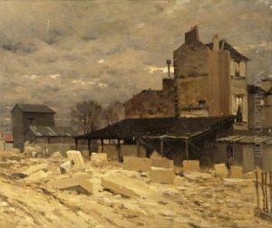 Stone Yard by Marie, Nee Guillet Cazin