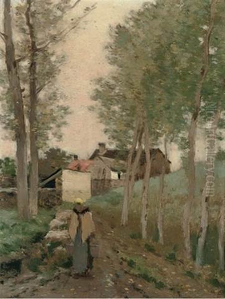 Dairymaid on the Way Home - view 1