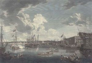 View Of The Royal Dockyard At Deptford View Of The Royal Dockyard At Deptford