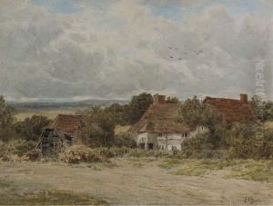 A Cottage Near Brook, Witley, Surrey by William Paton Burton