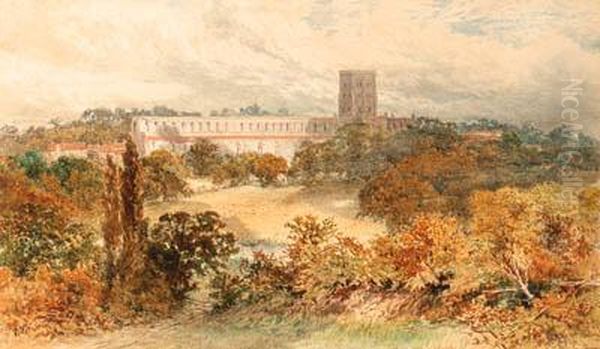 St Albans Abbey - view 1