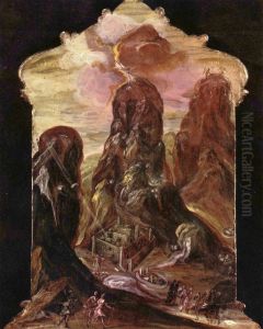 Polyptychon der d'Este, Szene: Berg Sinai