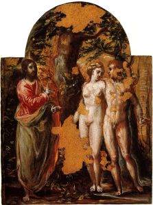 Adam and Eve before God the Father