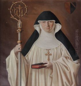 Maria Magdalena Kollefrath abbess of Lichtenthal Abbey by unknown