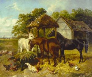 The Farmyard by John Frederick Herring, Sr.