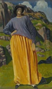 Portrait of a Lady in a Landscape Portrait of a Lady in a Landscape
