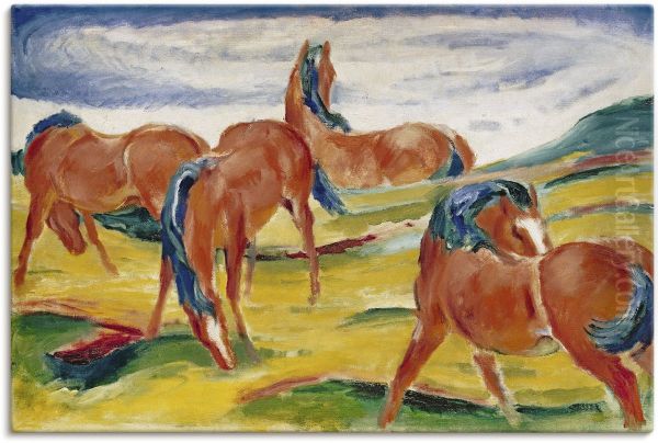 Grazing Horses III - view 1