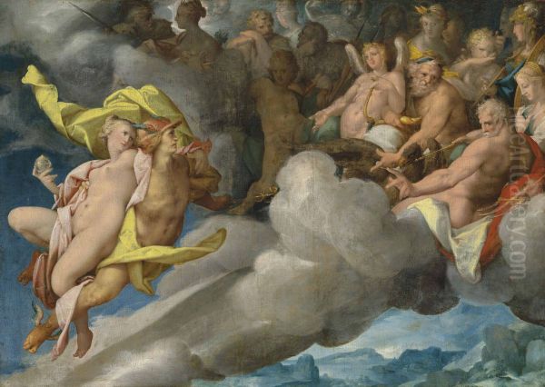 Mercury carrying Psyche to Mount Olympus - view 1