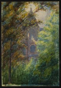 Untitled (Church through trees) Untitled (Church through trees)