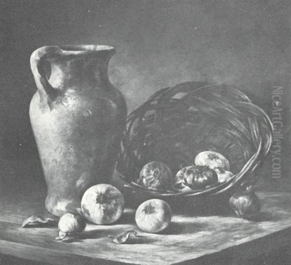 Pitcher with onions - view 1
