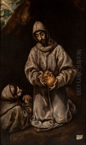 St Francis and Brother Rufus - view 1