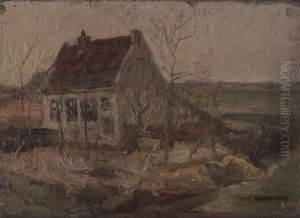 House in the countryside by Piet Mondrian